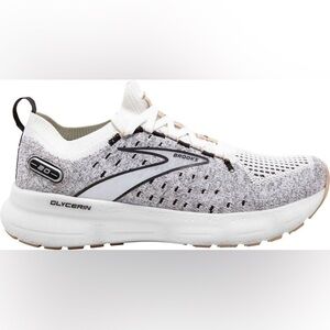 BROOKS Glycerin Stealthfit 20 Black and White SIZE 8